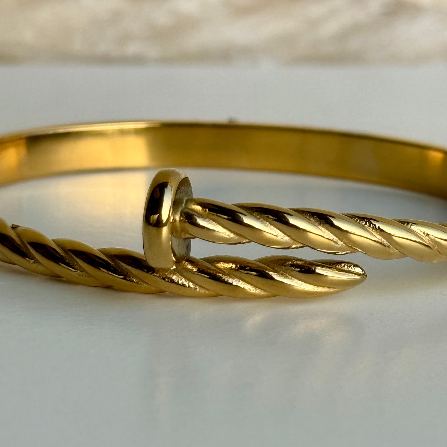 Twisted Nail Bracelet