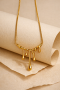 Molten Luxe Drip Necklace