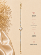 Clovera Charm Bracelet (Gold)