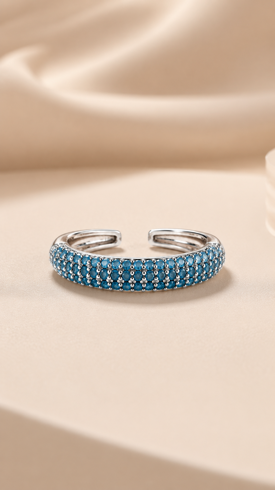 Azure Mosaic Ring