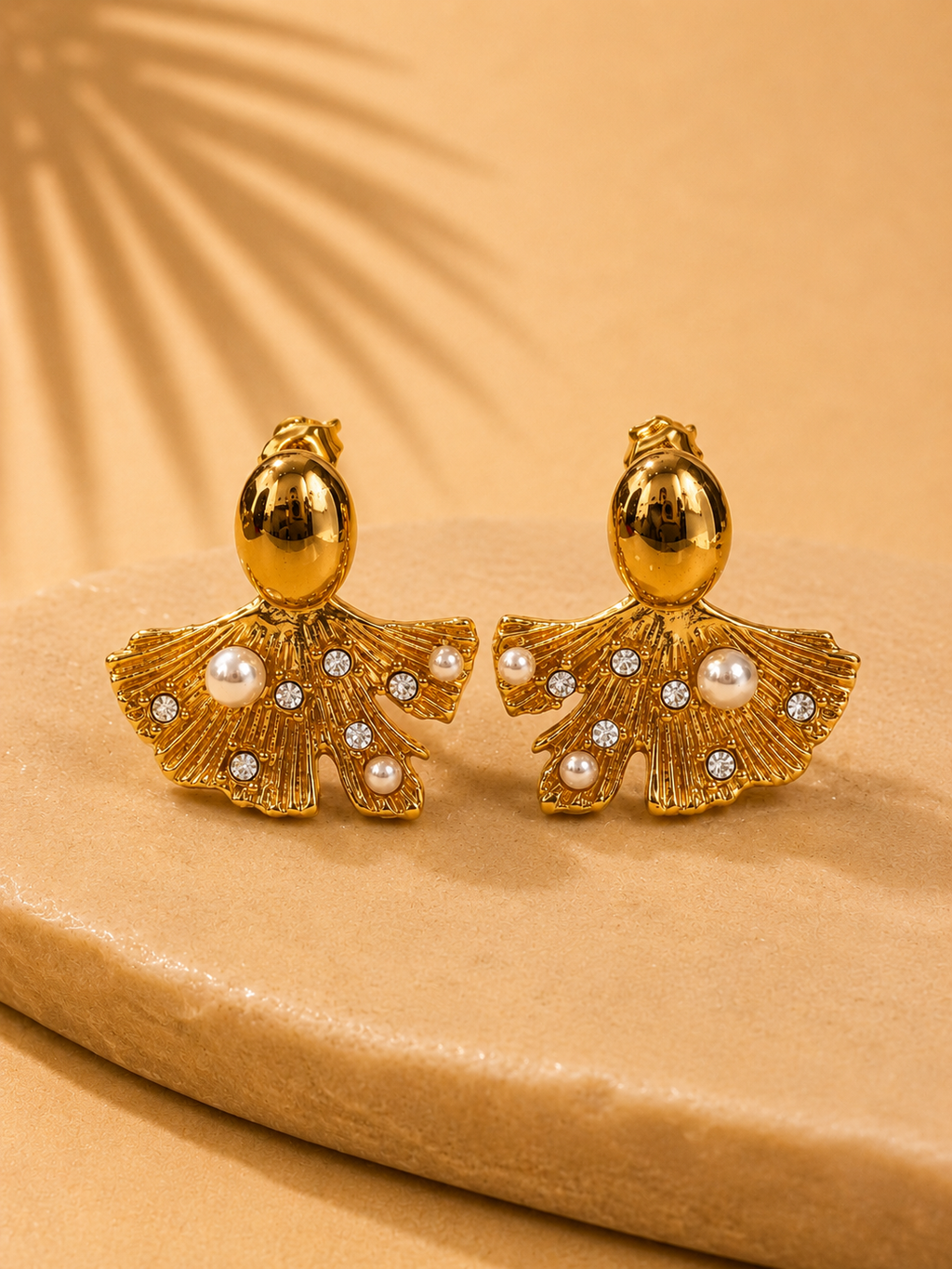 Solmira Fan Studs
