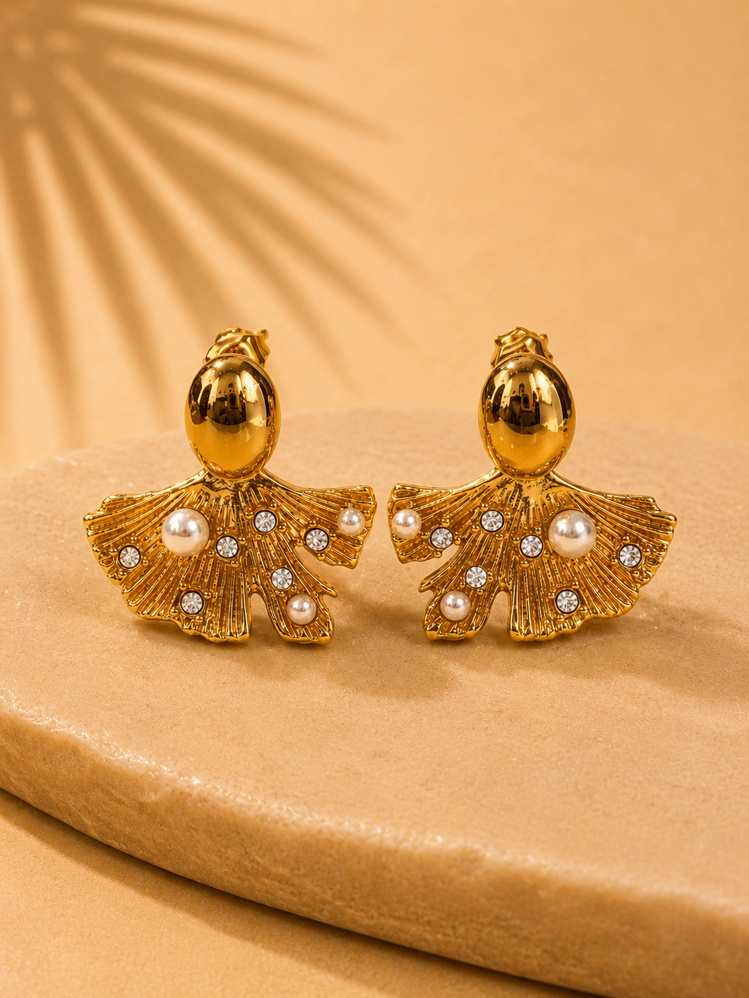 Solmira Fan Studs