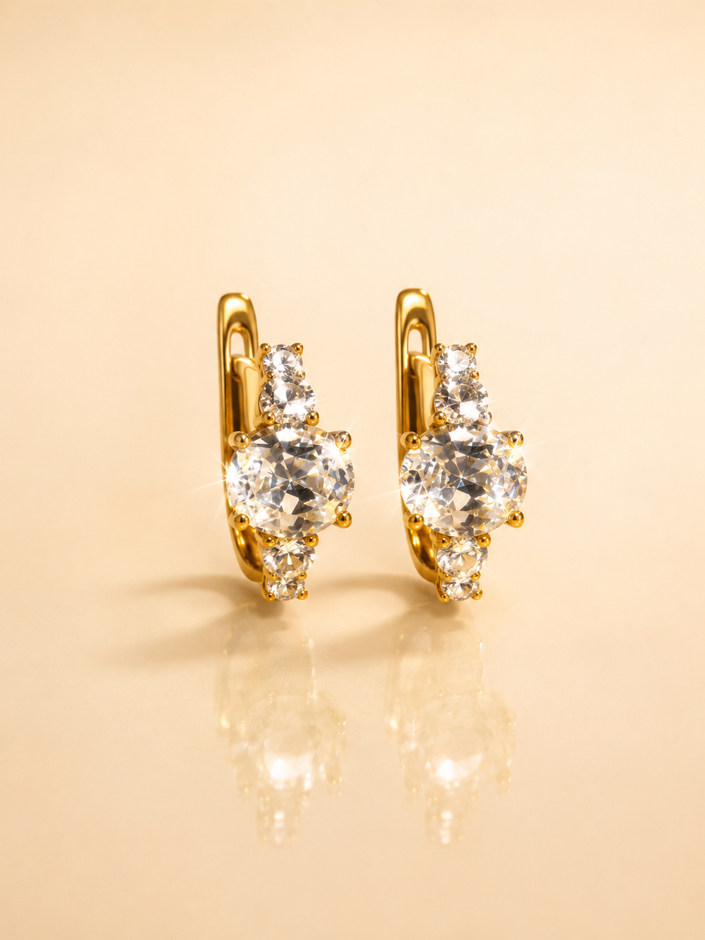 Auralis Crystal Hoops