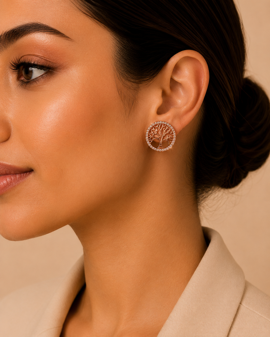 Rosavine Tree Studs