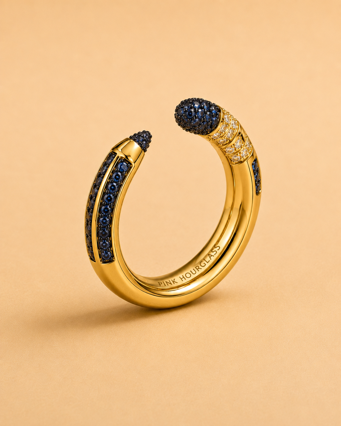 Midnight Scribble Ring