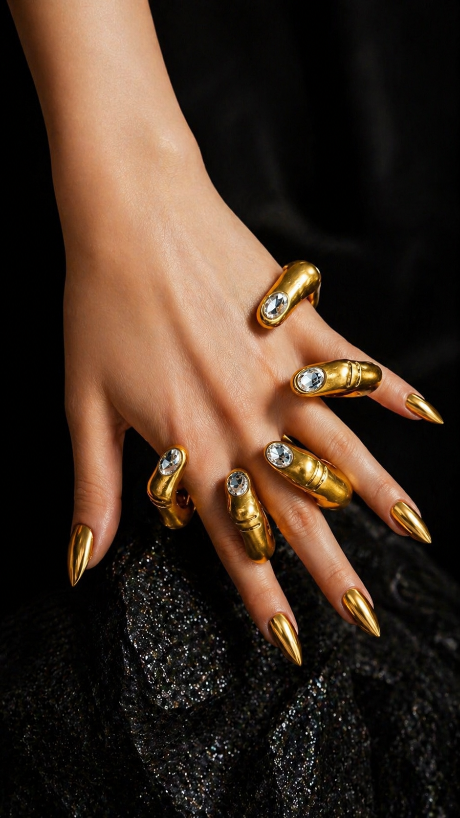 Gilded Grip Ring