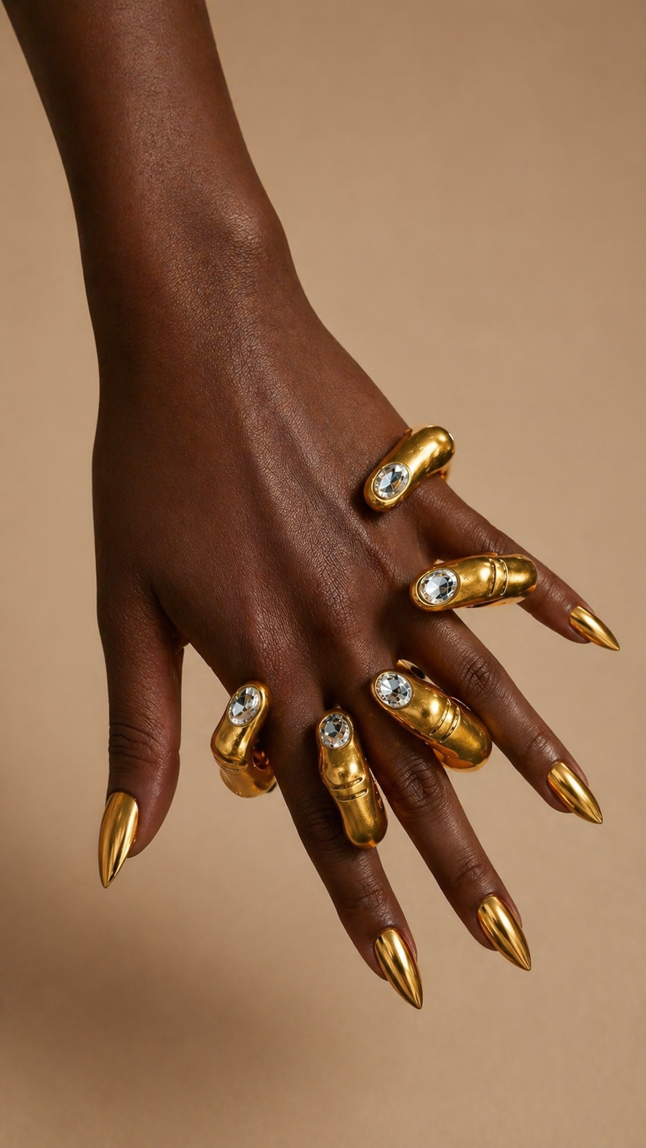 Gilded Grip Ring