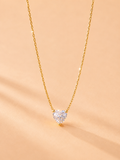 Éclisse Crystal Heart Necklace