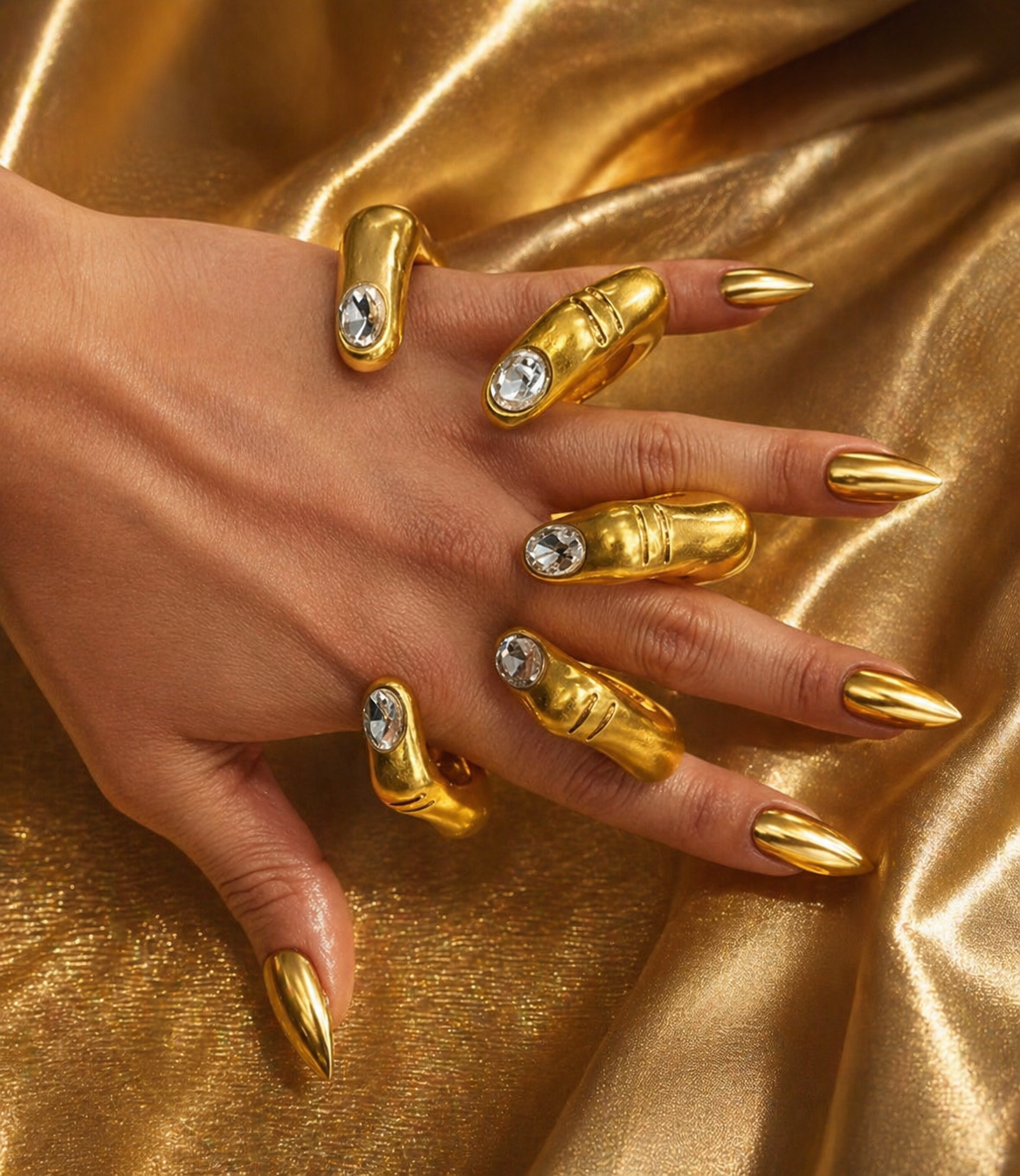 Gilded Grip Ring