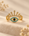 Celeste Crown Nazar Ring
