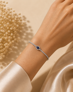 Astra Eye Bracelet (Silver)