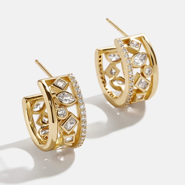 Lattice Luxe Hoops