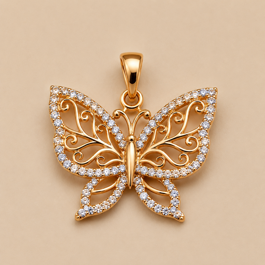Celestine Wings Pendant