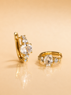 Auralis Crystal Hoops