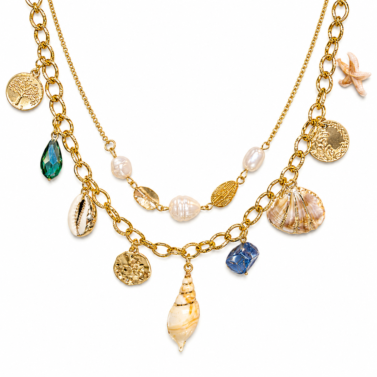 Golden Coast Layered Necklace