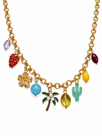 Sunset Tropica Charm Necklace