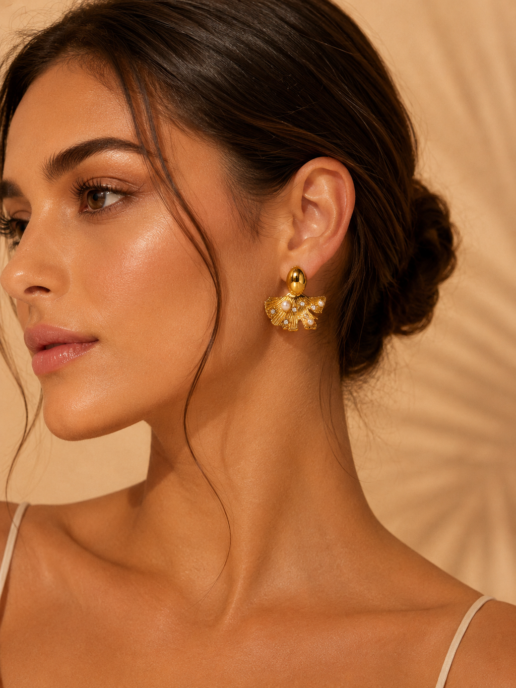 Solmira Fan Studs