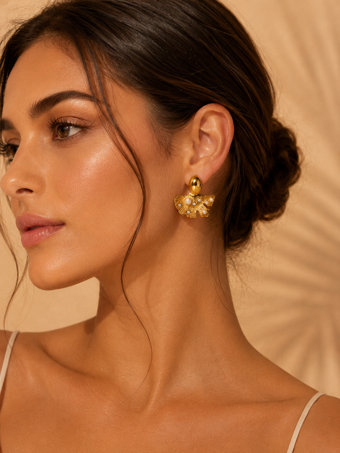 Solmira Fan Studs