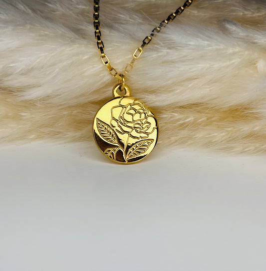 Golden Bloom Pendant